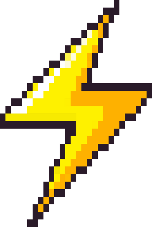 lightning pixel art